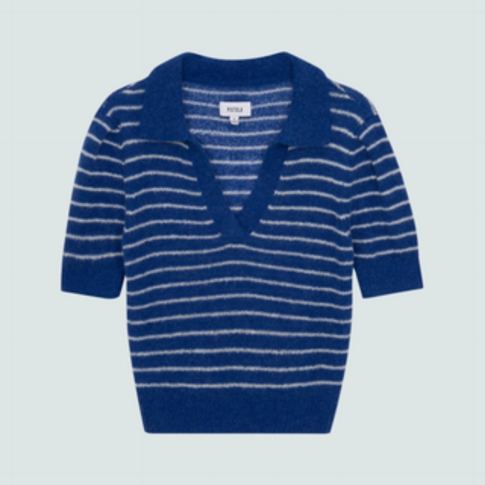 Pistola Striped V-Neck Sweater